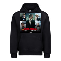 Black Mission Impossible Urban Hoodie - linhVisuals