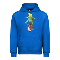 Cobalt dat boi watercolor unicycle frog Urban Hoodie - linhVisuals
