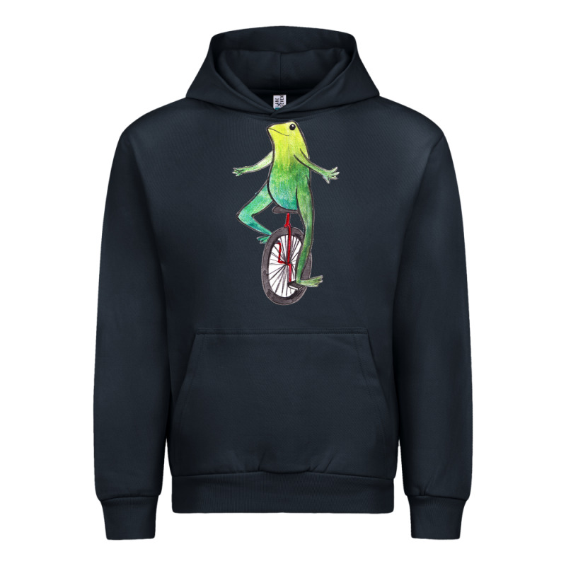 Dat Boi Watercolor Unicycle Frog Urban Hoodie by linhVisuals | Teevron