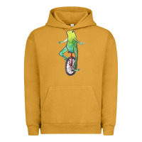 Pigment Peanut Butter dat boi watercolor unicycle frog Urban Hoodie - linhVisuals