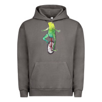 Pigment Tornado dat boi watercolor unicycle frog Urban Hoodie - linhVisuals