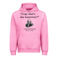 Fuchsia Pink funny thomas jefferson usa history teacher student gift t shirt Urban Hoodie - linhVisuals