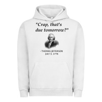 Pigment Lunar Rock funny thomas jefferson usa history teacher student gift t shirt Urban Hoodie - linhVisuals