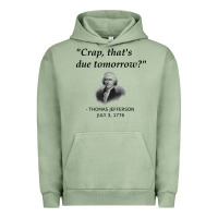 Pigment Oil Green funny thomas jefferson usa history teacher student gift t shirt Urban Hoodie - linhVisuals