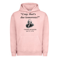 Pigment Salmon funny thomas jefferson usa history teacher student gift t shirt Urban Hoodie - linhVisuals