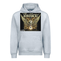 Heather Grey Blackberry Smoke Urban Hoodie - linhVisuals