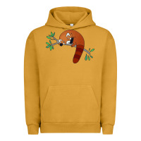 Pigment Peanut Butter red panda sleeping Urban Hoodie - linhVisuals