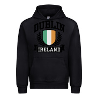 Black dublin ireland Urban Hoodie - linhVisuals