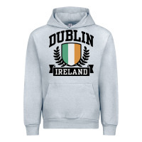 Heather Grey dublin ireland Urban Hoodie - linhVisuals