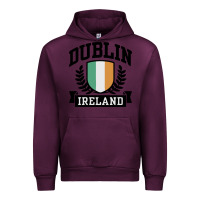 Mauve Wine dublin ireland Urban Hoodie - linhVisuals