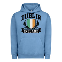Pigment Pebble Blue dublin ireland Urban Hoodie - linhVisuals