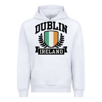White dublin ireland Urban Hoodie - linhVisuals