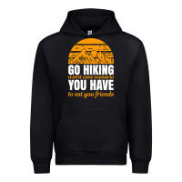 Black hiking t  shirt go hiking Urban Hoodie - linhVisuals