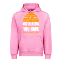 Fuchsia Pink hiking t  shirt go hiking Urban Hoodie - linhVisuals