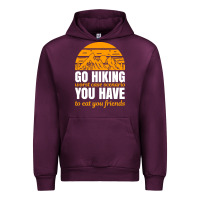 Mauve Wine hiking t  shirt go hiking Urban Hoodie - linhVisuals