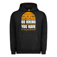 Pigment Black hiking t  shirt go hiking Urban Hoodie - linhVisuals