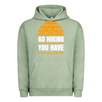 Pigment Oil Green hiking t  shirt go hiking Urban Hoodie - linhVisuals