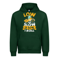 Forest Green asphalt paving operator quote low and slow is how i roll t shirt Urban Hoodie - linhVisuals