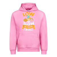 Fuchsia Pink asphalt paving operator quote low and slow is how i roll t shirt Urban Hoodie - linhVisuals