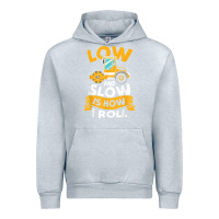Heather Grey asphalt paving operator quote low and slow is how i roll t shirt Urban Hoodie - linhVisuals