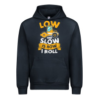 Navy asphalt paving operator quote low and slow is how i roll t shirt Urban Hoodie - linhVisuals