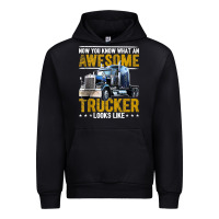 Awesome Trucker Big Rig Semi Trailer Truck Driver Gift Men Tank Top Urban Hoodie | Teevron