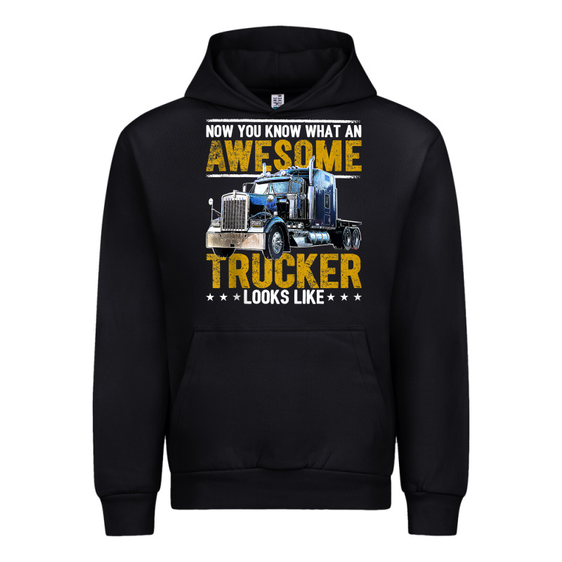 Awesome Trucker Big Rig Semi Trailer Truck Driver Gift Men Tank Top Urban Hoodie by linhVisuals | Teevron