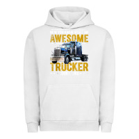 Pigment Lunar Rock awesome trucker big rig semi trailer truck driver gift men tank top Urban Hoodie - linhVisuals