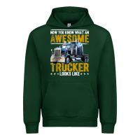 Forest Green awesome trucker big rig semi trailer truck driver gift men tank top Urban Hoodie - linhVisuals
