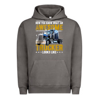 Pigment Tornado awesome trucker big rig semi trailer truck driver gift men tank top Urban Hoodie - linhVisuals