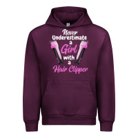 Mauve Wine barber shirts for women   funny hairdresser barber t shirt Urban Hoodie - linhVisuals