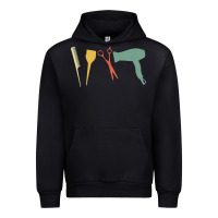 Black barber vintage hairdresser hairstylist cosmetologist t shirt Urban Hoodie - linhVisuals
