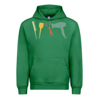 Emerald barber vintage hairdresser hairstylist cosmetologist t shirt Urban Hoodie - linhVisuals
