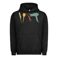 Pigment Black barber vintage hairdresser hairstylist cosmetologist t shirt Urban Hoodie - linhVisuals