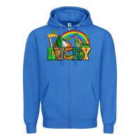 True Royal lucky with st patricks elements Zipper Hoodie - AdoDesignShop