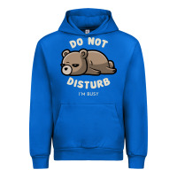 Cobalt do not disturb i'm busy funny lazy gift Urban Hoodie - linhVisuals