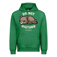 Emerald do not disturb i'm busy funny lazy gift Urban Hoodie - linhVisuals