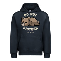 Navy do not disturb i'm busy funny lazy gift Urban Hoodie - linhVisuals