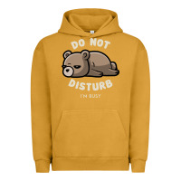 Pigment Peanut Butter do not disturb i'm busy funny lazy gift Urban Hoodie - linhVisuals