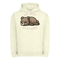 Pigment Pistachio do not disturb i'm busy funny lazy gift Urban Hoodie - linhVisuals