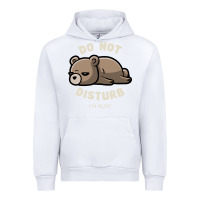 White do not disturb i'm busy funny lazy gift Urban Hoodie - linhVisuals