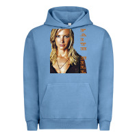 Pigment Pebble Blue faith hill Urban Hoodie - linhVisuals