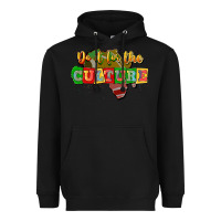 Black do it for the culture Heavyweight Hoodie - JahusDesignShop