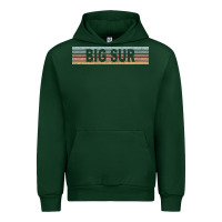 Forest Green big sur california ca usa retro sweatshirt Urban Hoodie - linhVisuals