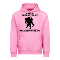Fuchsia Pink wounded war Urban Hoodie - linhVisuals