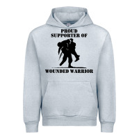 Heather Grey wounded war Urban Hoodie - linhVisuals