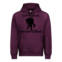 Mauve Wine wounded war Urban Hoodie - linhVisuals