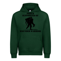 Forest Green wounded war Urban Hoodie - linhVisuals