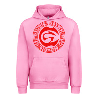 Fuchsia Pink cartel de santa Urban Hoodie - linhVisuals