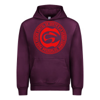 Mauve Wine cartel de santa Urban Hoodie - linhVisuals